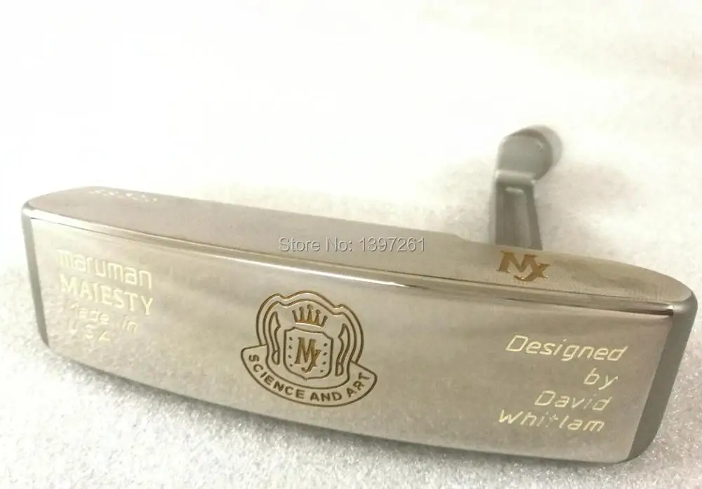 Новые мужские головки для клюшек гольфа Tourok majesty Golf толкающие серебристого цвета
