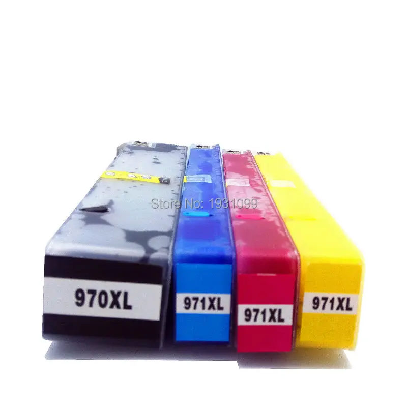 YOTAT Full pigment ink refill ink cartridge for HP970 971 For HP Officejet Pro X451dn X451dw X476dn X476dw X551dw X576dw Printer