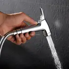 Биде Shattaf из АБС-пластика, спрей для душа, хромированный, гигиенический мусульманский туалет, ручная Распылительная насадка для туалета, лейка для биде