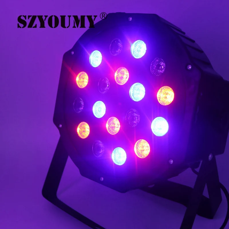 SZYOUMY 18 Вт светодиодный сценический светильник высокой мощности RGB Par со