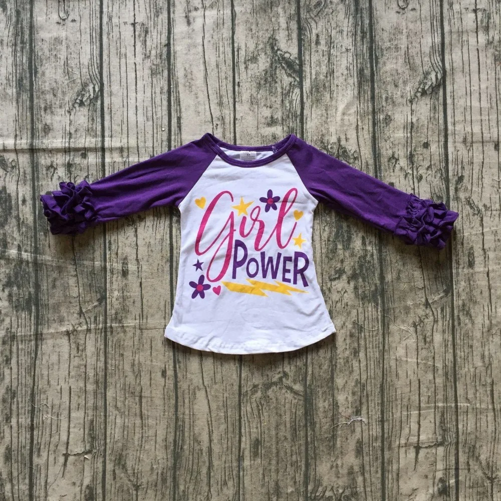 Spring winter Valentine's day baby girls boys children clothes boutique cotton top t-shirts raglans unicorn dinosaur power heart |