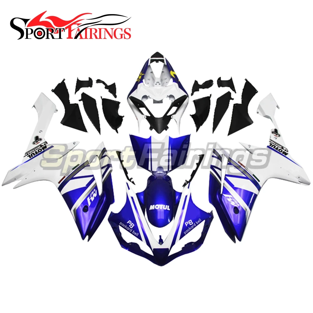 

Fairings For Yamaha YZF1000 R1 07 08 YZF-R1 2007 2008 ABS Motorcycle Fairing Kit Bodywork Sportbike Cowling Blue White Moon