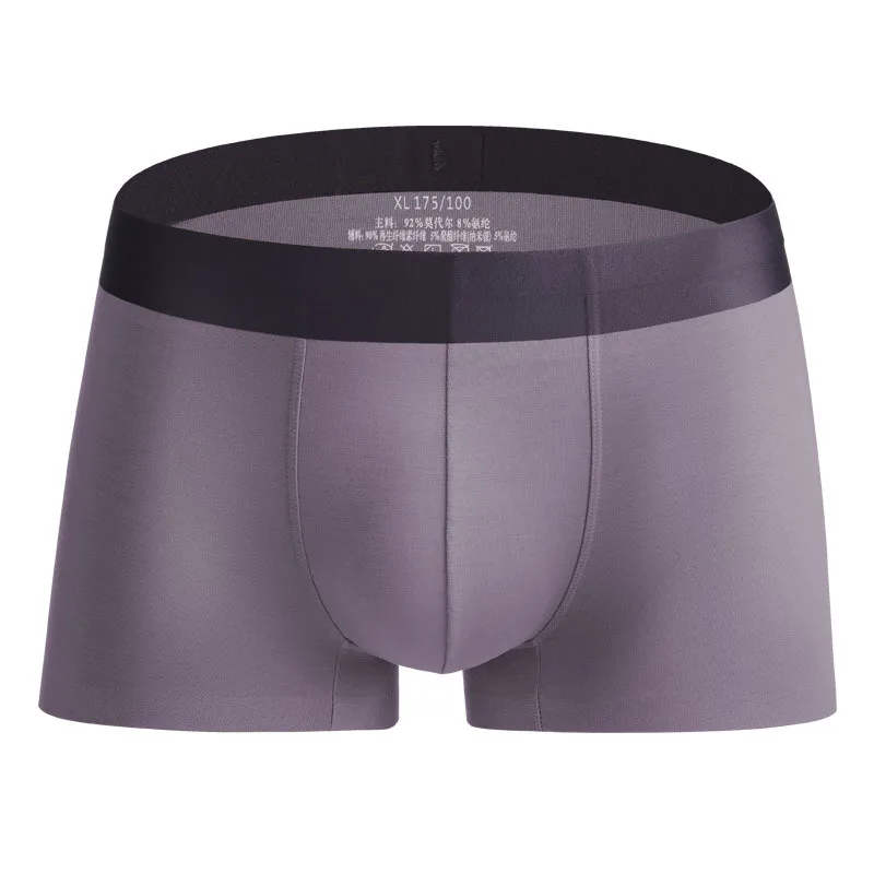 

Men Boxer Underwear Quality Modal Underpant Seamless cuecas Soft Summer High Quality Boys Panties one piece