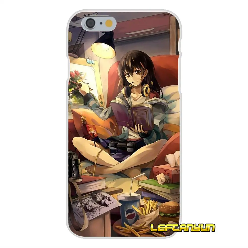 the anime kawaii girl Accessories Phone Cases Covers For Huawei P8 P9 P10 Lite 2017 Honor 4C 5X 5C 6X Mate 7 8 9 10 Pro | Мобильные