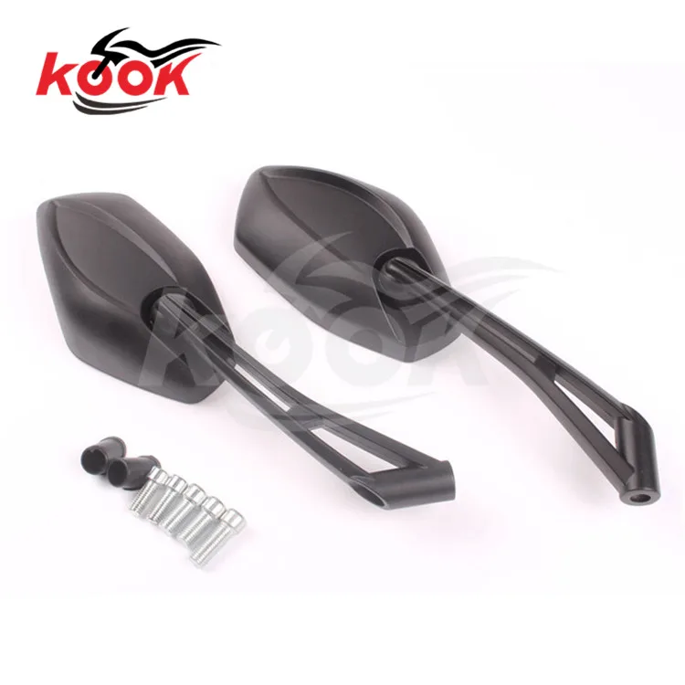 

motorcycle rearview mirror motorbike side mirrors 10mm 8mm screw universal motocross rear view mirror for yamaha suzuki honda