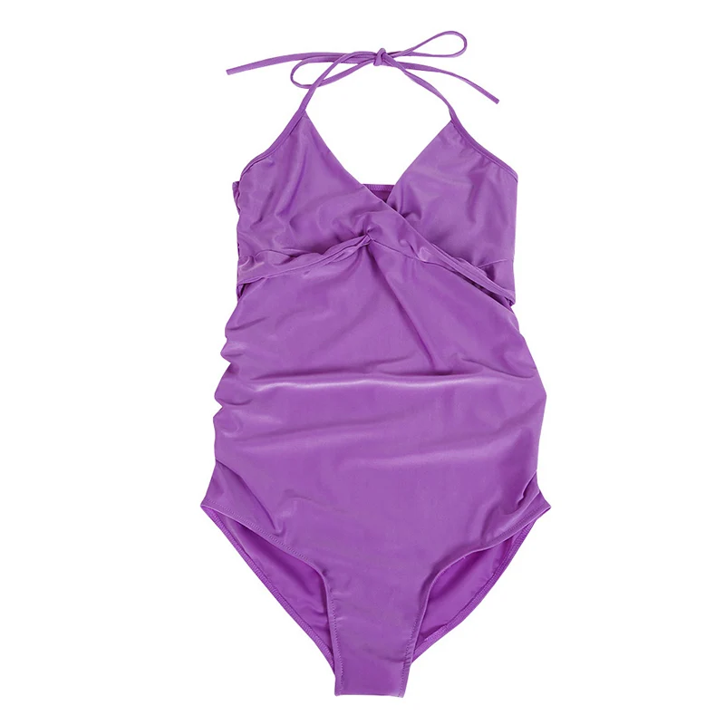 Maternity Swimwear Premaman One Piece Women 2021 Casual Sport Swimsuit Plus Size Female Bathing Suit Beach Bikini Swim Wear | Спорт и