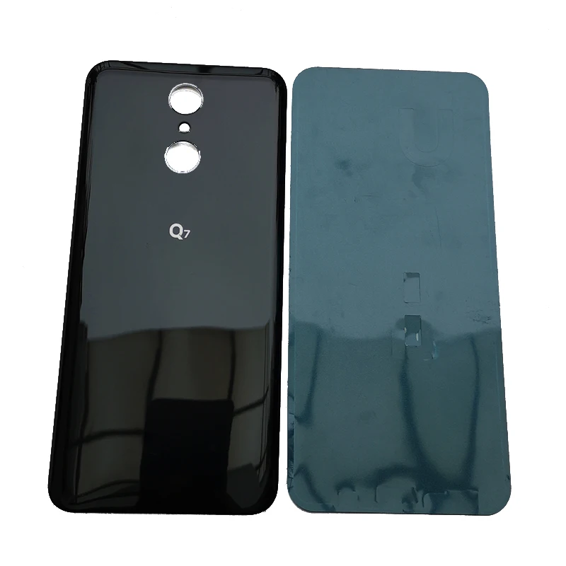 

For LG Q7 Plastic Rear Housing Battery Cover Case Back With Adhesive+Fix Tools
