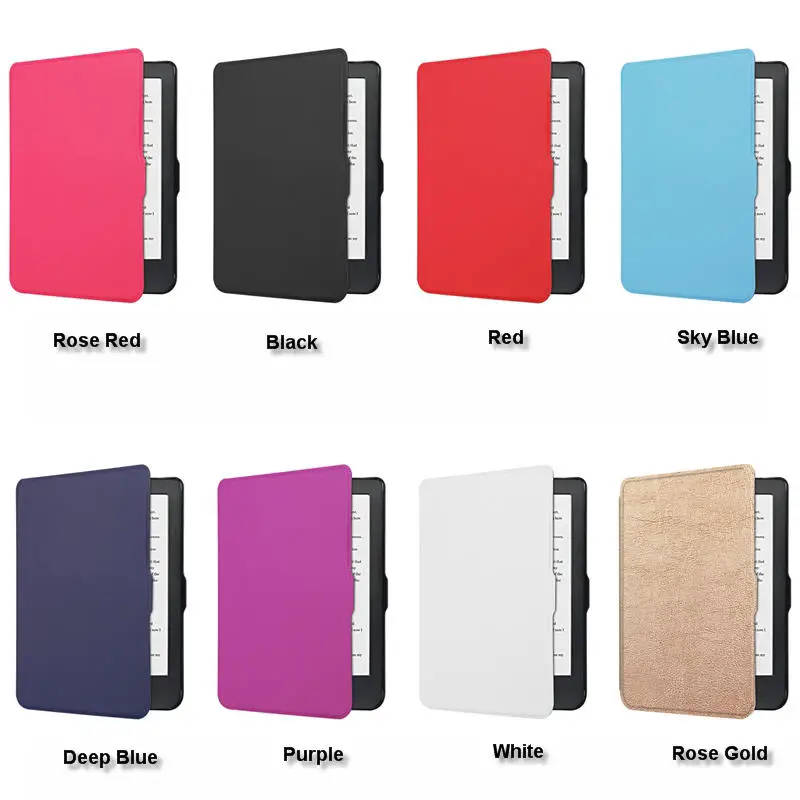 

Ultra Thin PU Leather Filp Book Cover Case for Kobo Clara HD 2018 6 inch