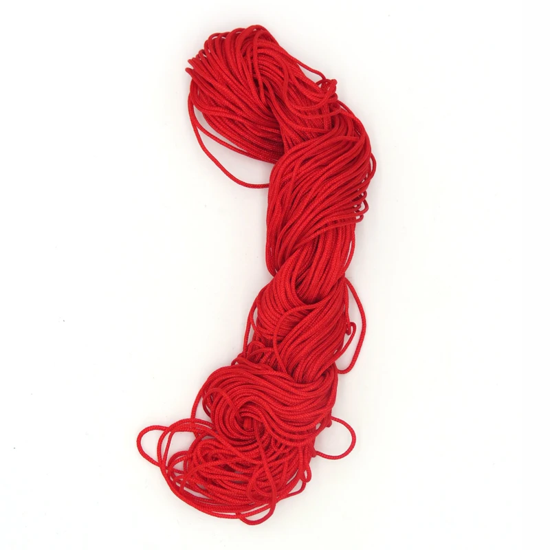 28Meters 1MM Wholesale Beading Thread Bead Cord String Strap Red/Black Rope For DIY Bracelet Necklace Keep Colors Fine Quality | Украшения