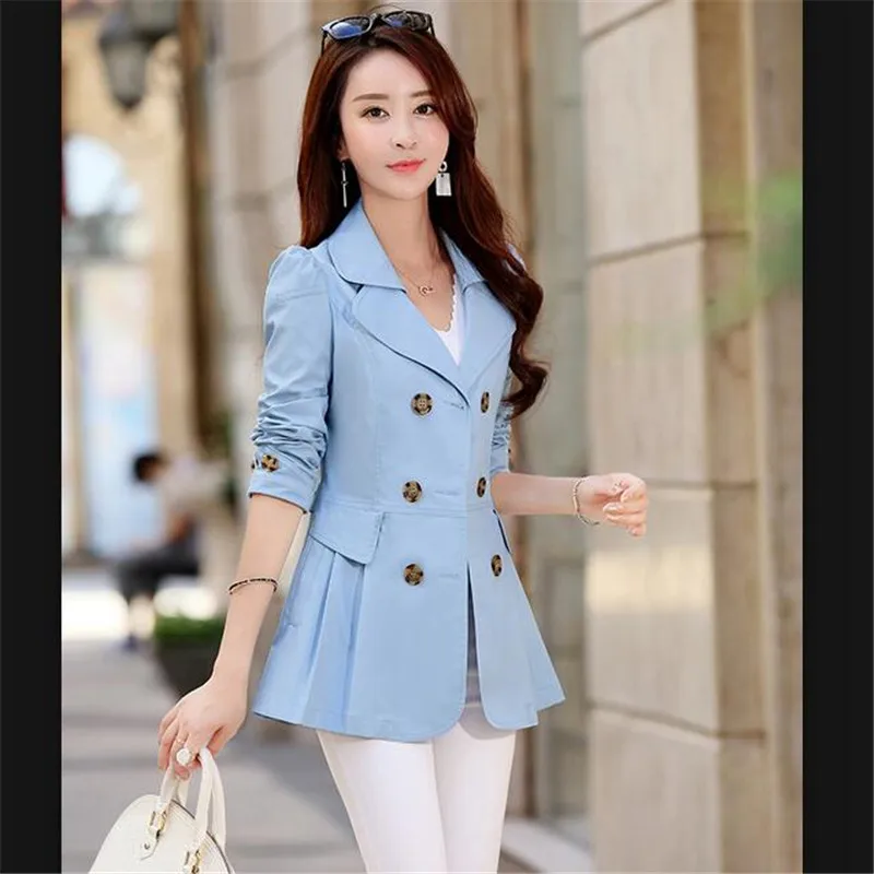 Новое поступление 2017 пальто больших размеров женское демисезонное облегающее