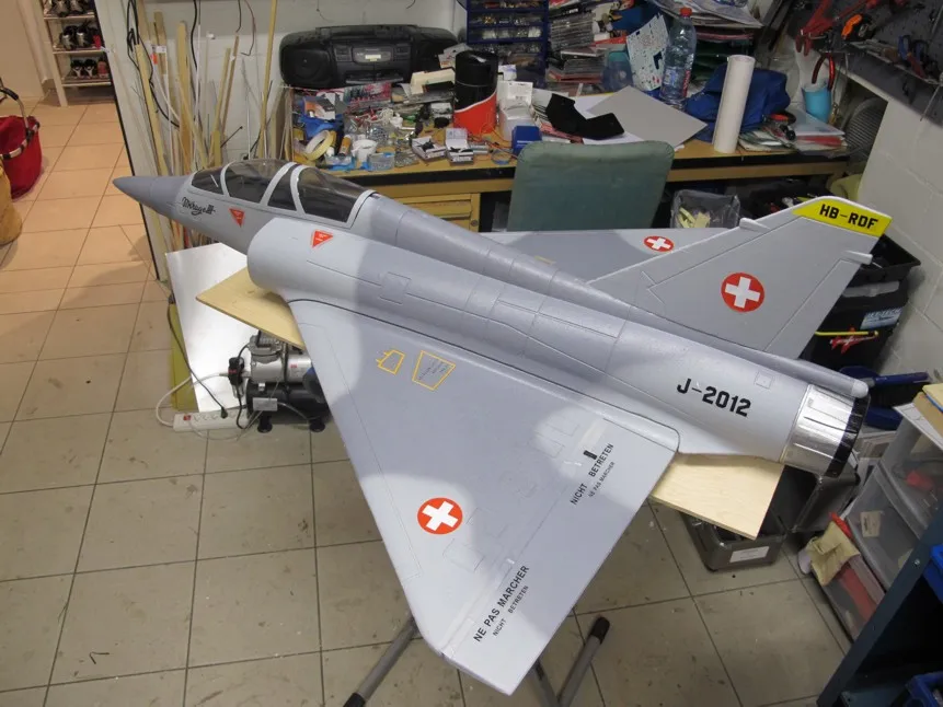 FlyFly Hobby Mirage 2000 EPS EDF Kit mirage2000 mirage модель радиоуправления RC 90 мм jet|edf kit|flyfly hobbymirage |