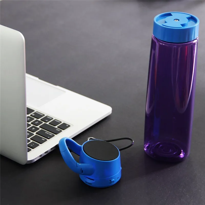 Портативная бутылка для воды LemonMan 3 в 1 с беспроводными bluetooth колонками tf картой и
