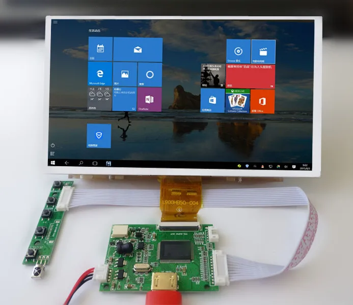 Monitor de Tela Hdmi-compatível para Computador Tft com Placa de Controle do Motorista Polegadas Laranja Raspberry pi 2 3 4 9 800*600 Lcd