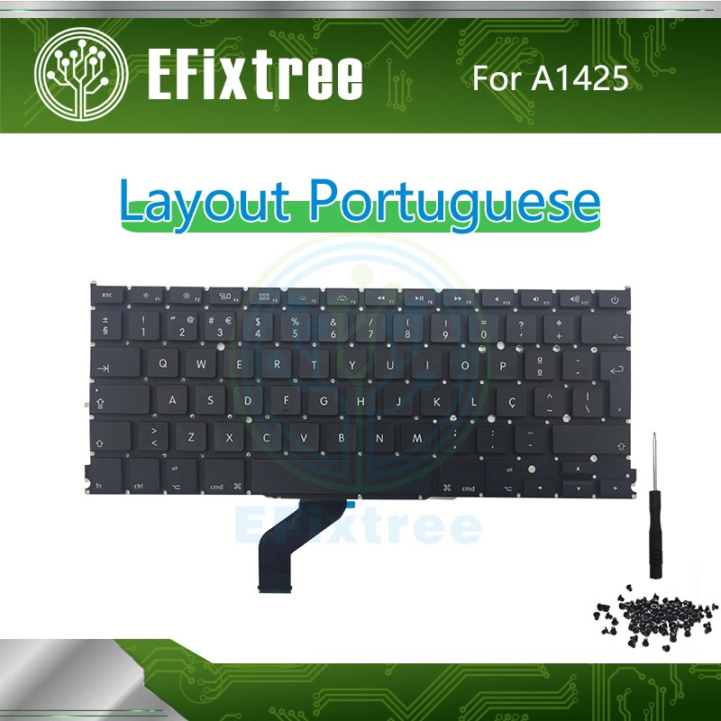 Португальский клавиатура для Macbook Pro Retina 13 &quotA1425 раскладная с отверткой EMC 2557 2672
