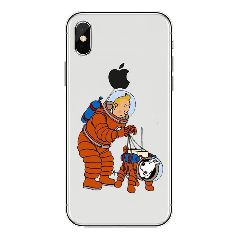 The Adventures of Tintin Soft Silicone TPU Cover Case For iPhone 11 11Pro XR 10 8 7 Plus 6 6S Plus 5 XS Max 5 5C 4 4S Case