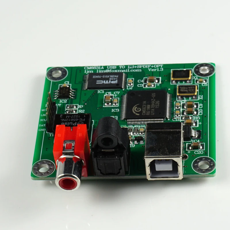 Diy игрушечные аксессуары/части технические модели/CM6631A USB в SPDIF PMMA box/поддерживает