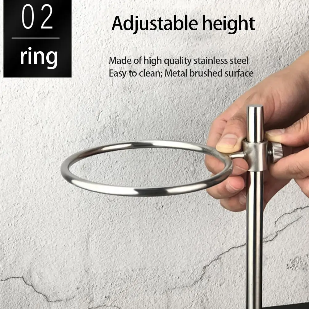Stainless Steel Coffee Filter Set - Adjustable Ring Height Double Layer Without Paper Easy To Clean And Store | Дом и сад
