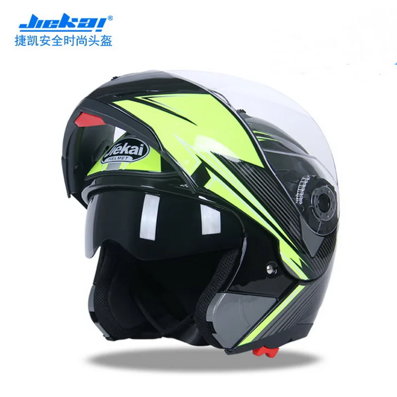 JIEKAI двойной мотоциклетный шлем JK105 ABS 8 цветов Размеры M L XL XXL|helmet open|motorcycle helmetmotorbike