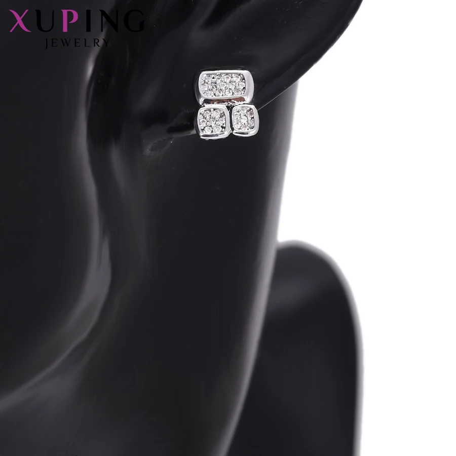 Xuping ювелирные изделия новые модные серьги с синтетическим фианитом для женщин