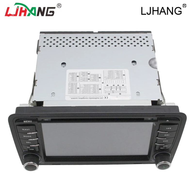 LJHANG 2 Din Автомобильный мультимедийный плеер для Audi A3 S3 2002-2013 gps навигация Bluetooth Авто