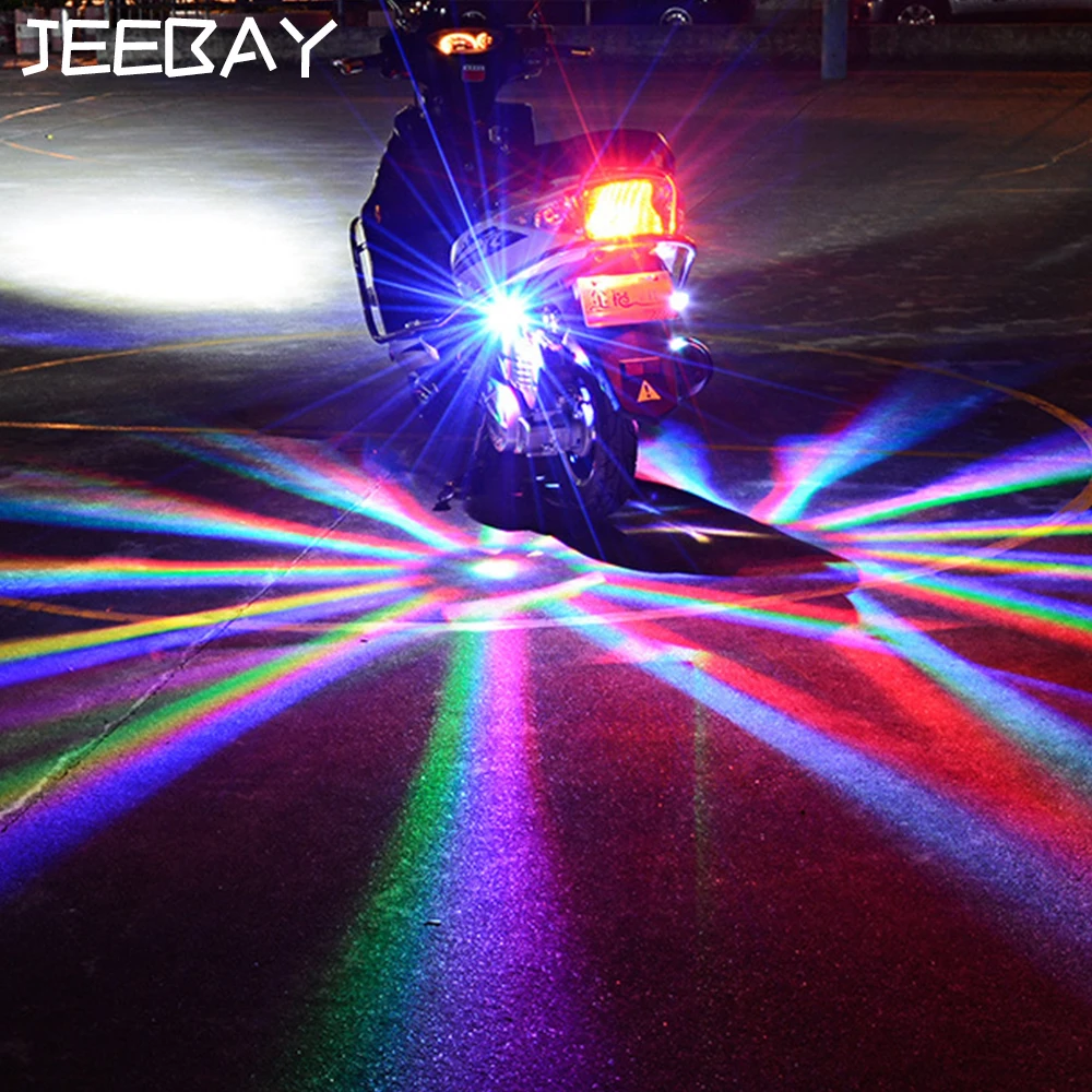 JEEBAY 12V мотоциклов декоративная лампа стоп сигнал Предупреждение светодиодный