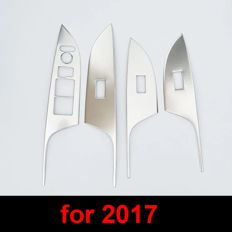 4 шт. для Honda Accord 2014-2016 2017 2018 дверная стеклянная подъемная панель декоративная рама