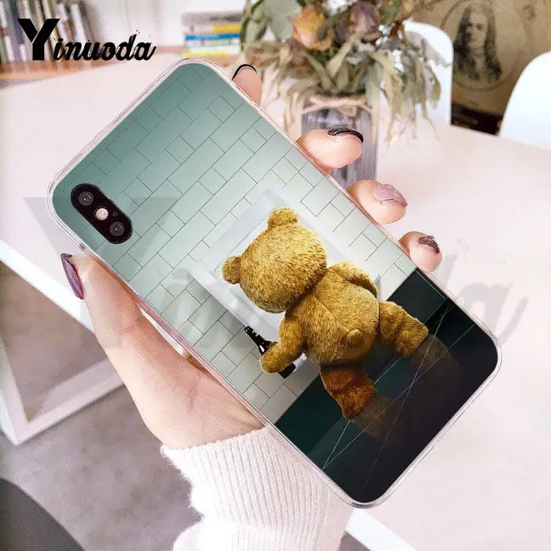 Чехол Yinuoda для iPhone 7 6 X чехол с изображением медведя из фильма Ted Kiss MY прикладом