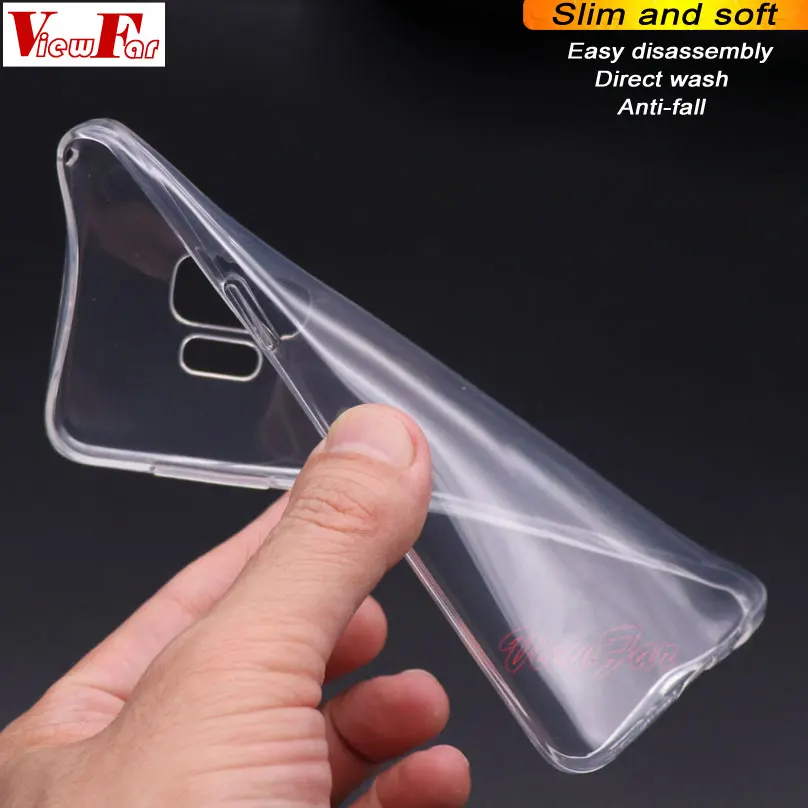 Viewfar Transparent Case For Samsung Galaxy S9 Cover GalaxyS9 SamsungS9 Hot Sale Soft TPU Back Shell Plastic Gel Funda Anti Fall |