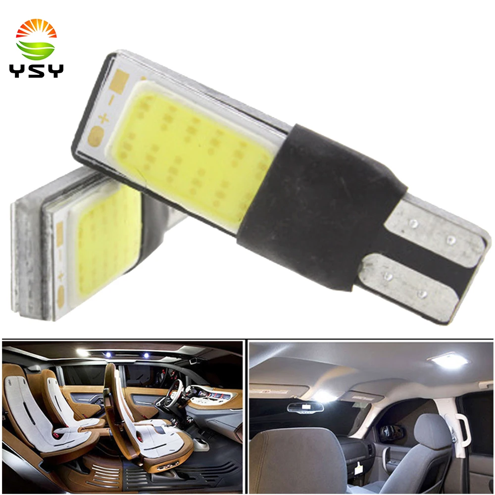 Y T10 PCB COB 12 SMD LED 194 168 W5W Автомобильная светодиодная сигнальная лампа Внутреннее