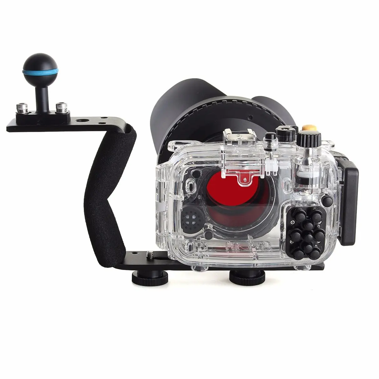Водонепроницаемый корпус для подводной камеры чехол дайвинга SONY RX100 II + 67 мм