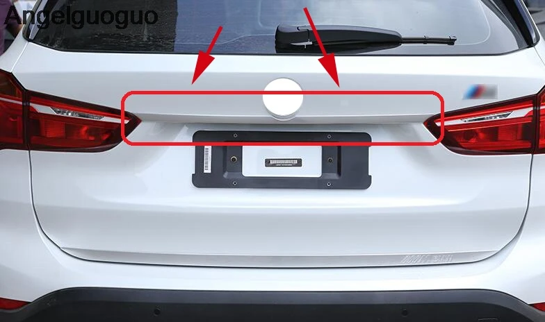 Angelguoguo молдинговая крышка багажника из нержавеющей стали для BMW X1 F48 2016 2017