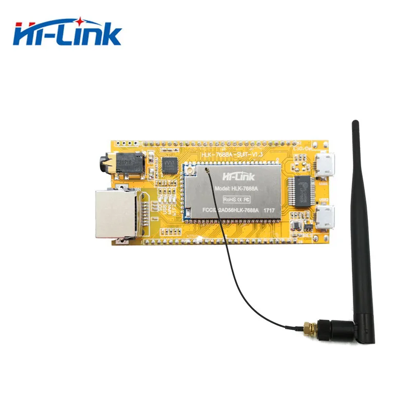

Free Shipping 2pcs/lot MT7688AN Audio/Video Wireless Transportable Storage Development Board WIFI transmission card