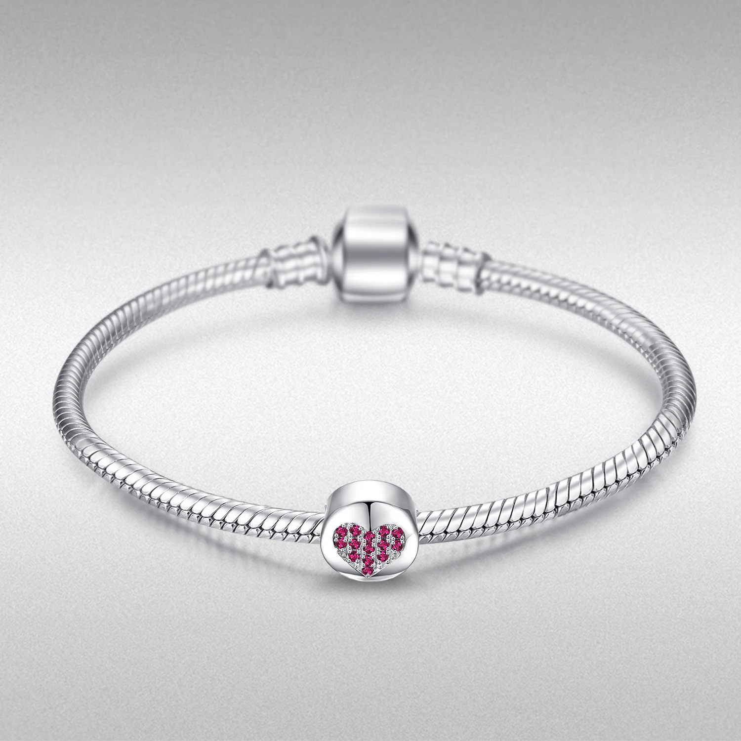 JewelryPalace мира и любви круглый голубой фианит шар с сердечками из бисера Шарм 925
