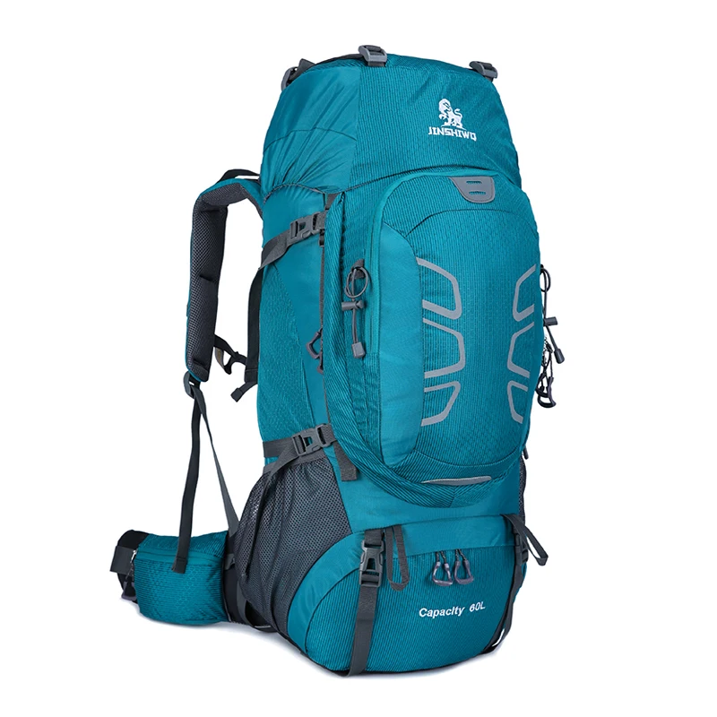Goedkoop 60L Waterdicht Klimmen Wandelen Outdoor Rugzak Vrouwen & Mannen Tas Camping Bergbeklimmen Rugzak Sport Fiets Reistassen