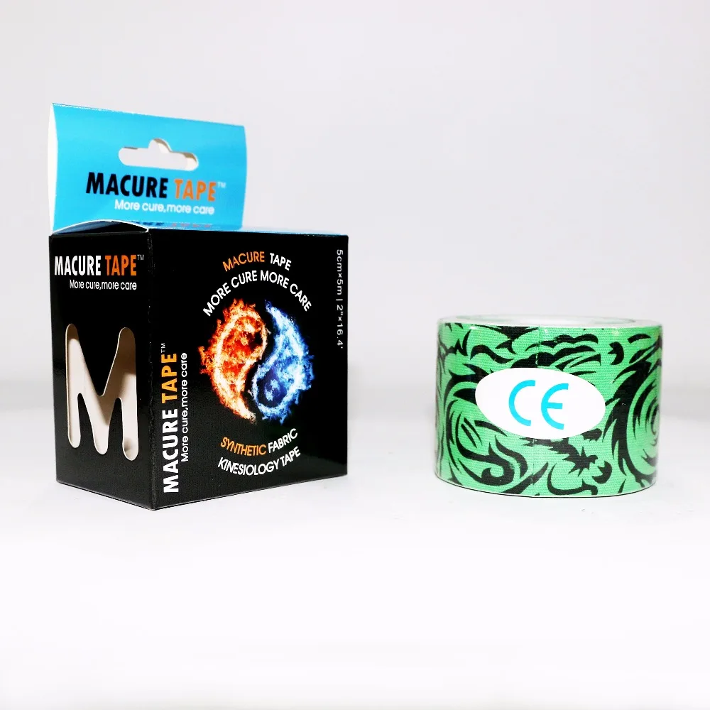 Macure лента 5 см x м Спортивная Кинезиология Лента Хлопок Новые наколенники