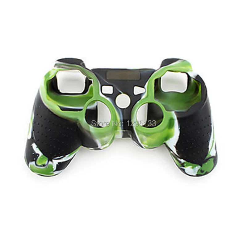 Камуфляжный Силиконовый чехол кожного покрова для PS3 Playstation 3 контроллер Dualshock