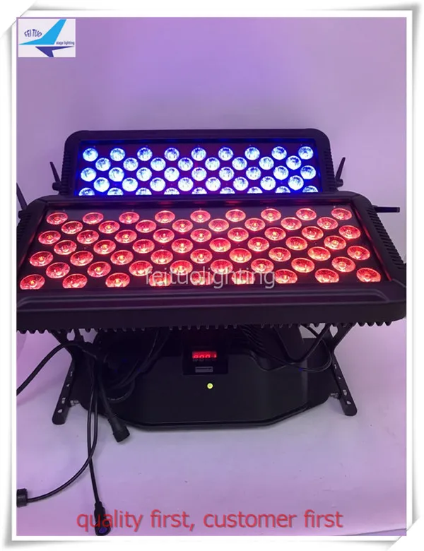 T 6pc DMX архитектурный светодиодный настенный светильник для улицы Высокая