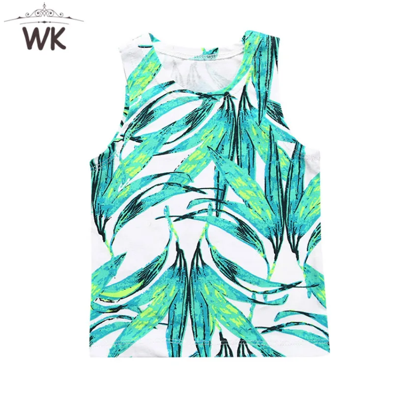 Baby Tops Children Vest Boys Girls Summer T Shirts Sleeveless Tank Camisoles 2021 Solid Toddler Tees watermelon T-Shirt cute boy | Детская