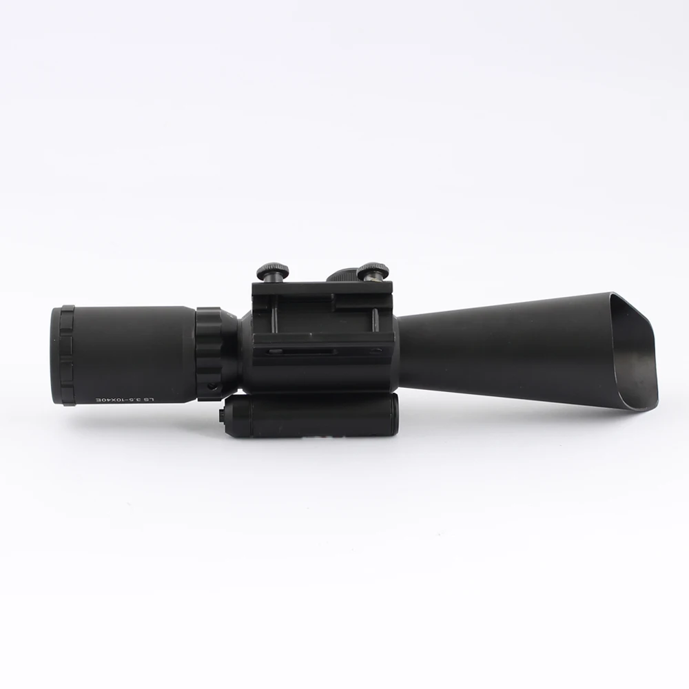 Охотничий оптический прицел SPINA OPTICS 3 5-10x40 мм красный точечный искусственный