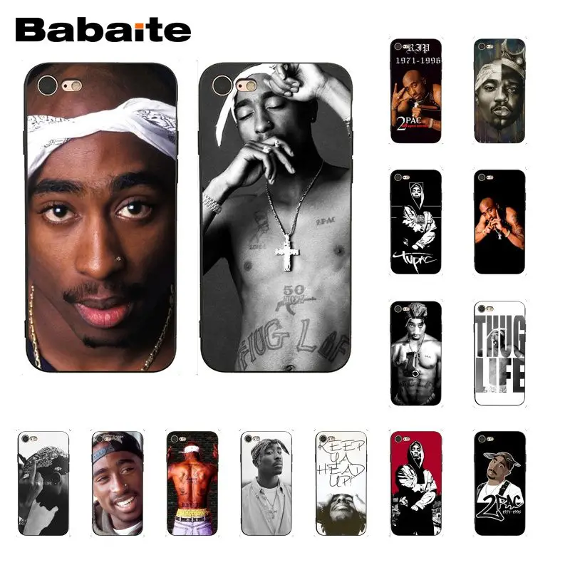 

2Pac Tupac Amaru Shakur Phone Case for iphone 11 12 Pro Max X XS MAX 6 6s 7 7plus 8 8Plus 5 5S SE XR 12mini