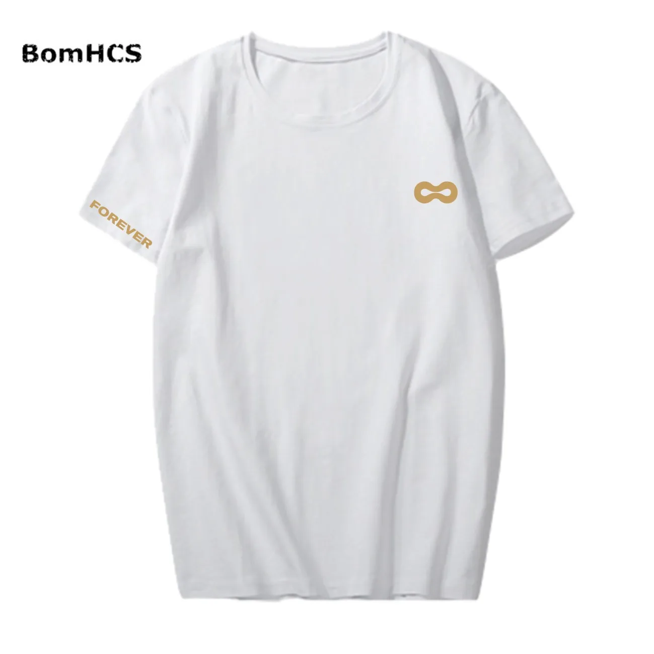 BomHCS Kpop Infinite FM Forevera хлопковая Футболка Универсальная футболка унисекс спортивные