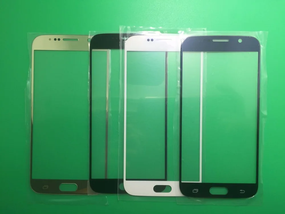 10 шт./лот Сменное внешнее стекло для Samsung Galaxy S6 G920 G920F ЖК-дисплей сенсорный экран