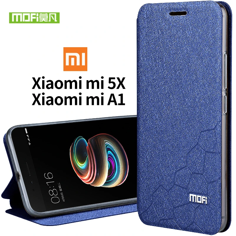 Xiaomi mi a1 чехол для xiaomi 5x MOFI Флип кожаный TPU funda силиконовый coque 5x5 5|case cover|case siliconecoque