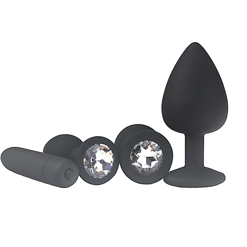 Большая силиконовая Анальная пробка + пробка-массажер простаты | Красота и