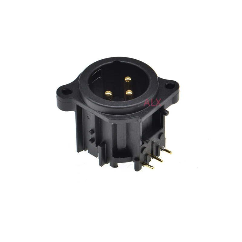 1 шт. 3pin XLR Canon Штекерный разъем Панельное крепление миксер микрофон аудио