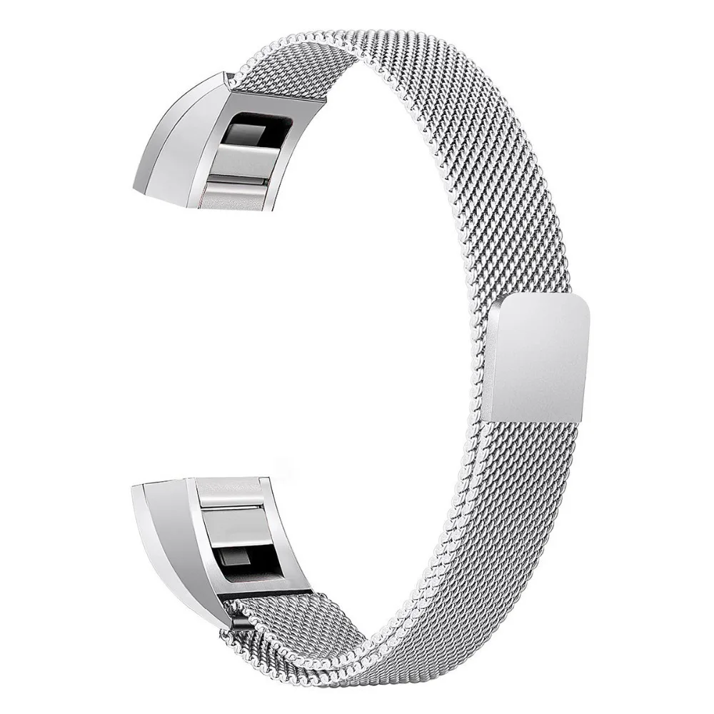 Лучшая цена Для Fitbit Alta hr/Браслеты «Alta» Замена Milanese Loop Нержавеющая сталь металлические полосы/маленький большой размер Прямая