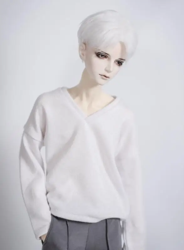 Новое дядя 1/3 1/4 мальчик девочка BJD Кукла SD MSD Одежда Белый/светильник