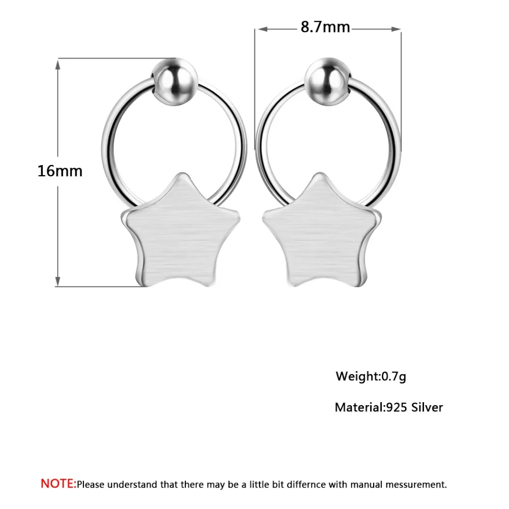 Женские серьги гвоздики Chandler маленькие круглые в богемном стиле|earrings for women star|circle