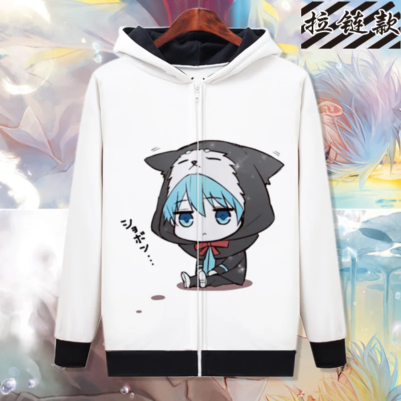 Высокое качество Q унисекс Аниме Kuroko no Basket хлопок Повседневное с капюшоном