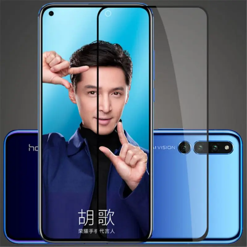 Защитное стекло закаленное 3D для Huawei Honor View V20 | Мобильные телефоны и аксессуары